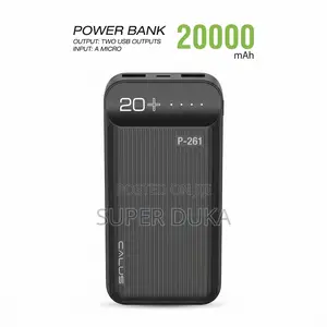 Calus P-261 20000mah Power Bank - Dual Usb Output Led Indicator