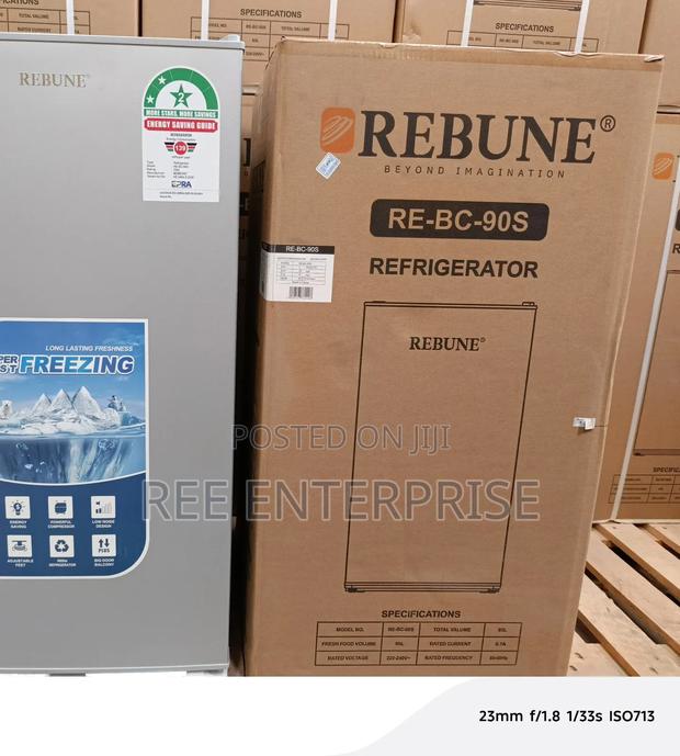 Dark Silver 90 Litres Single Door Refrigerator With Free Guard