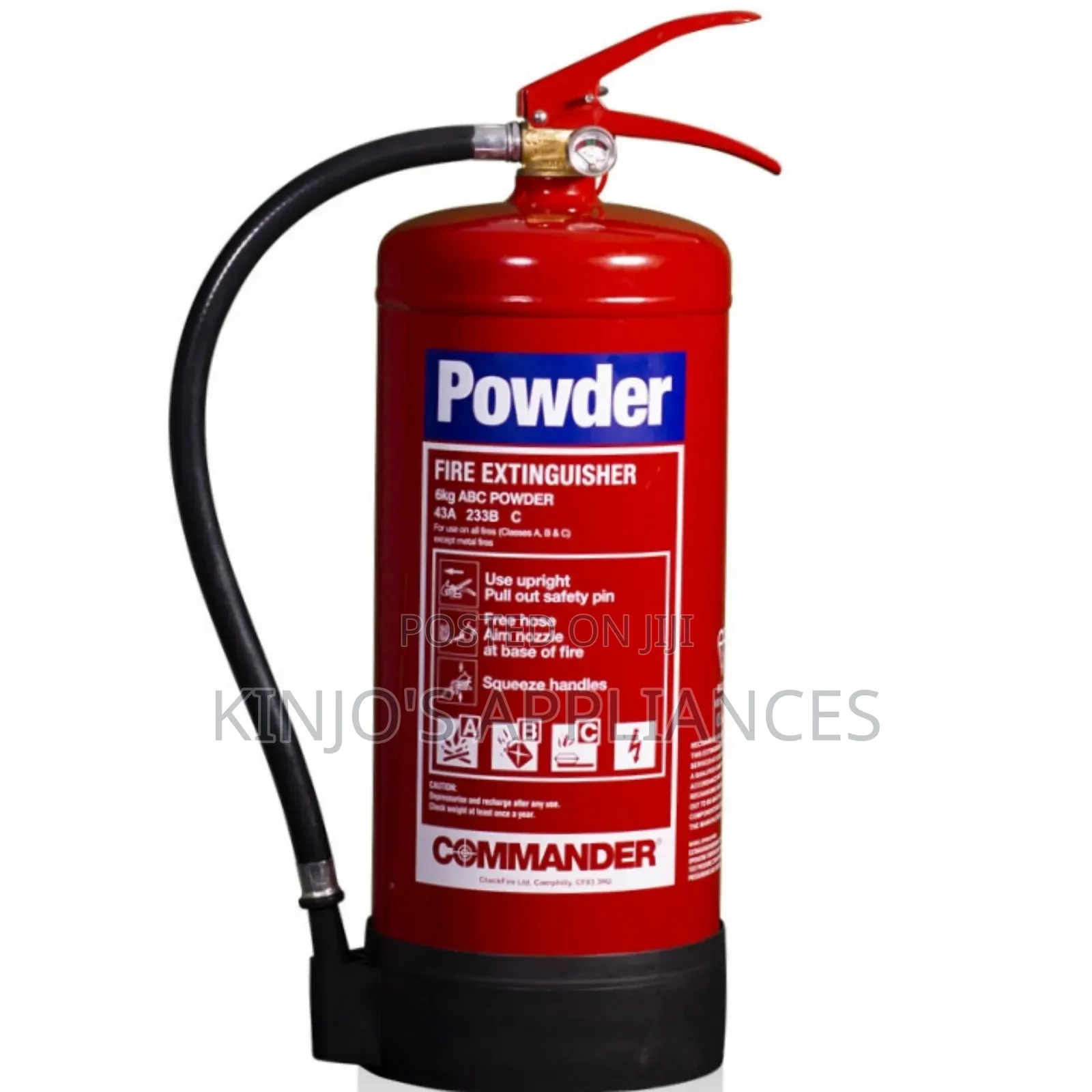 6kgs Dry Powder Fire Extinguisher