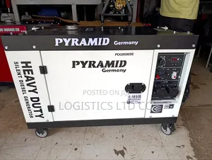9.5kva 1ph Pyramid Silent Diesel Generator With Ats – White Air Cooled