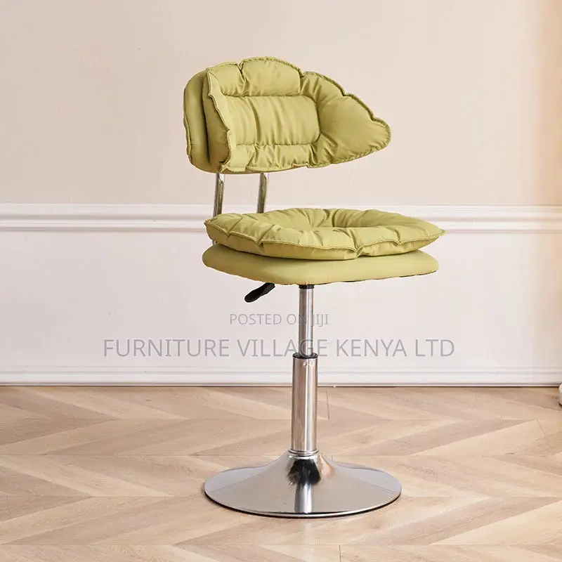 Barstool;Leather Upholstered Barstool Adjustable Height Swivel