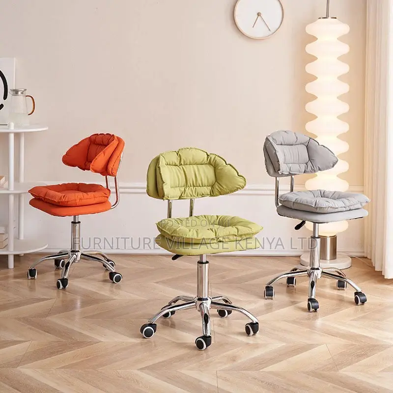 Barstool;Leather Upholstered Barstool Adjustable Height Swivel