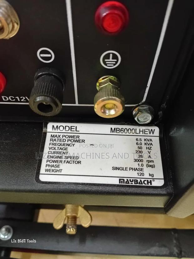 Maybach 6.5kva Diesel and Welder Generator Single Phase - thumbnail 3