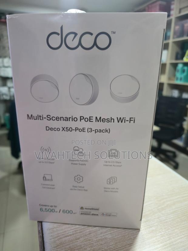 Tp-Link Deco X50 Ax3000 Home Mesh With Poe (3 Pack)