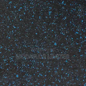 Blue Speckled Gym Flooring for Durable and Safe Workout Spaces