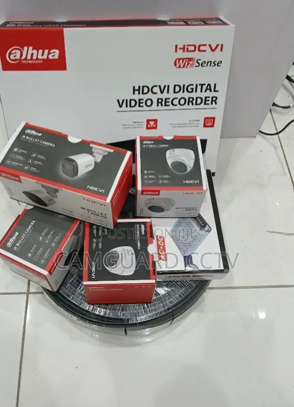 Dahua New 4 Channel Full Hd CCTV Camera Kit With 500gb HDD