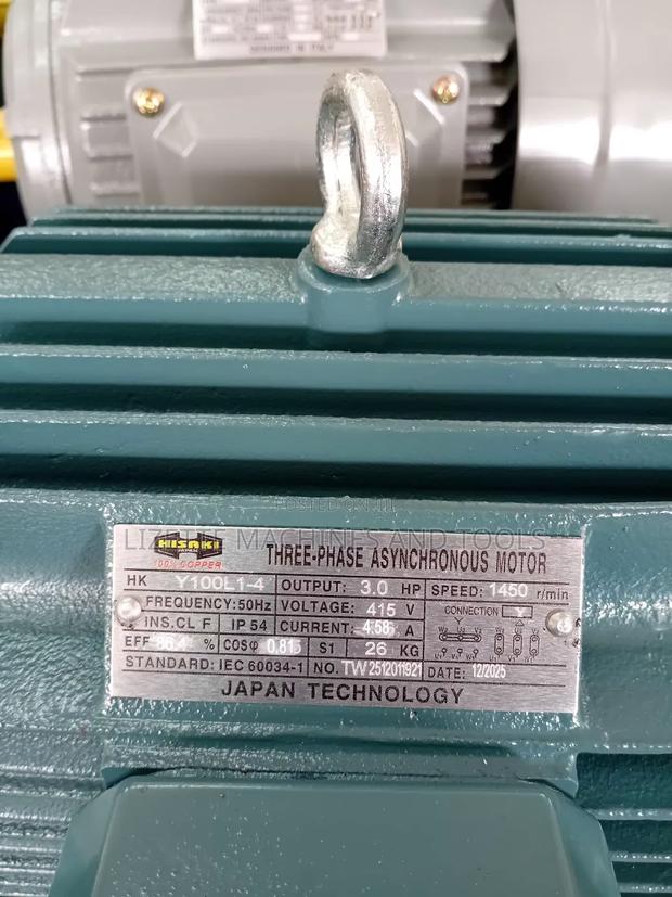 Hisaki 3 Hp Low Speed 3 Phase Motor - thumbnail 2