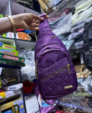 Purple Oxford Unisex Cross Body Sling Chest Bags