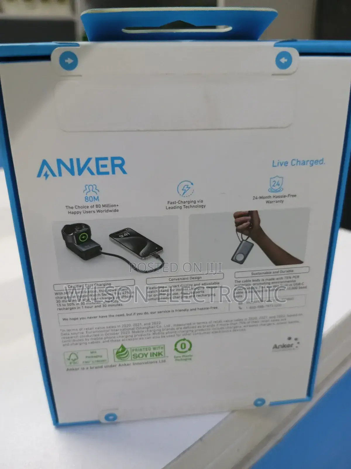 Anker iPhone Power Bank. 35w Fast Charger