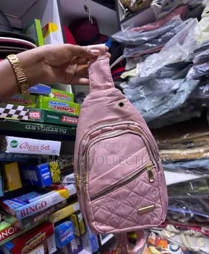Peach Oxford Unisex Cross Body Sling Chest Bags