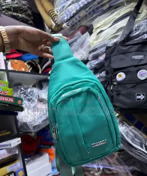 Green Oxford Unisex Cross Body Sling Chest Bags