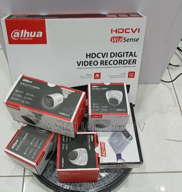 Dahua CCTV Camera 4 Channel Complete Installation Full Kit - main view