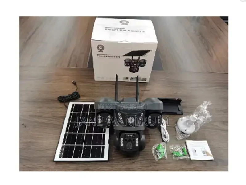 New V380 Pro Triple Lens Solar 4g Camera Vts29-G 6mp