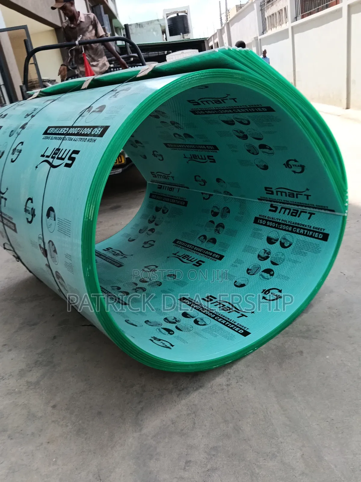 8mm Green Polycarbonate Sheets