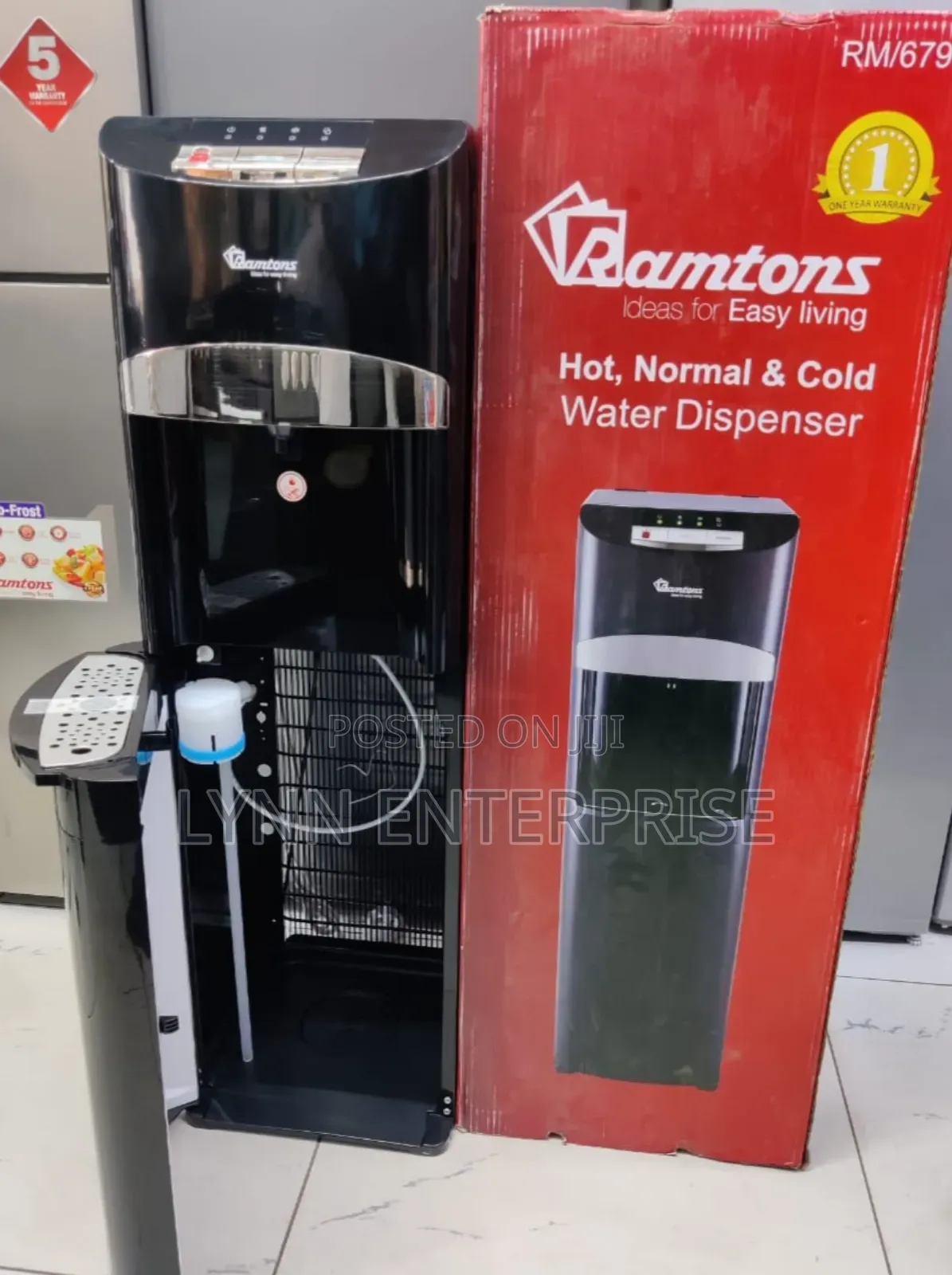 *Ramtons Bottom Load Dispenser Compressor Cooling