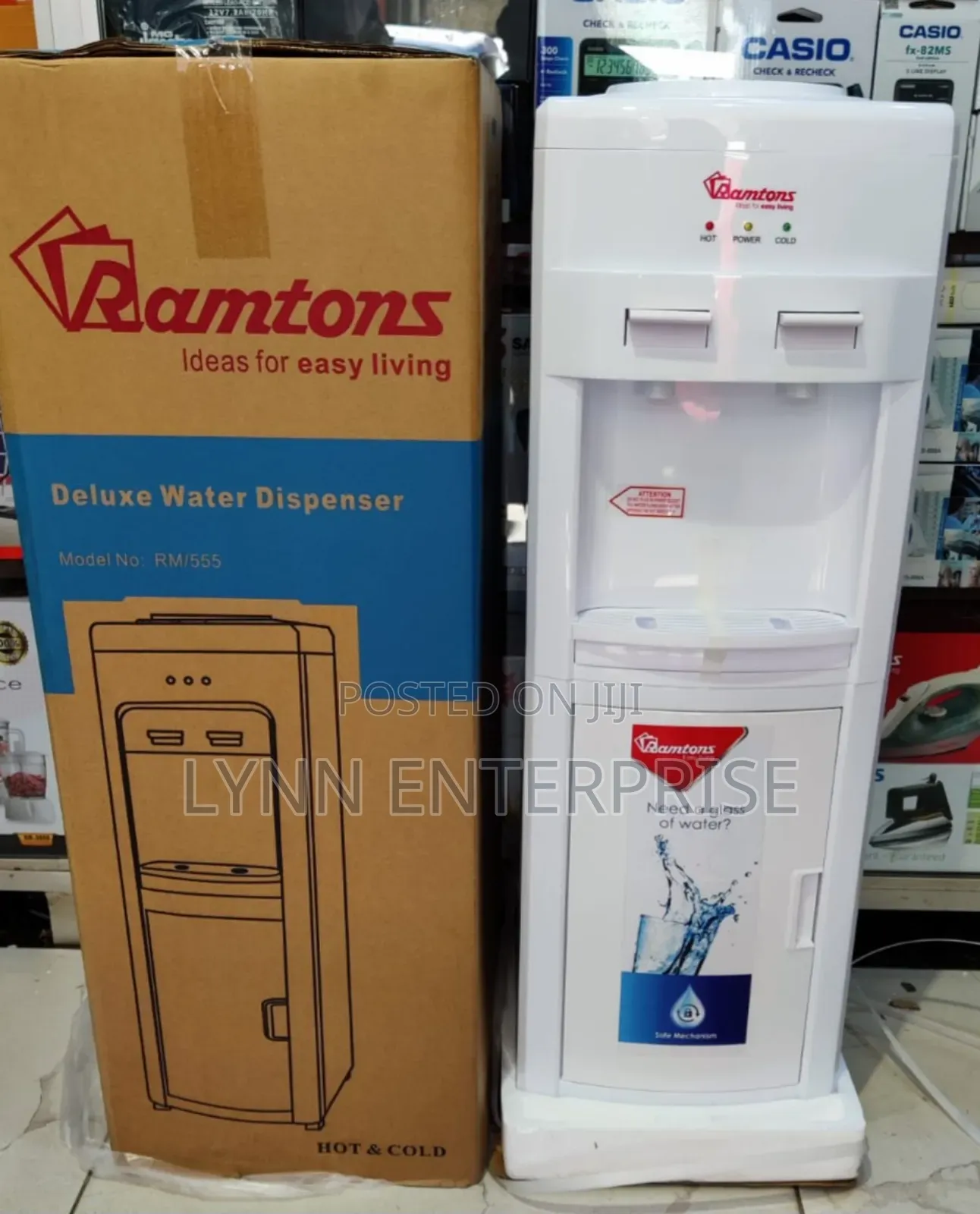 *Ramtons Dispenser Hot and Cold, Compressor Cooling Rm555