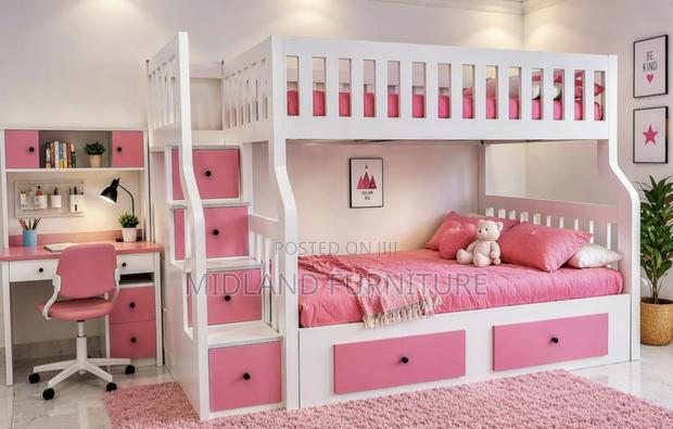Kids Bunk Bed With Storage Drawers - thumbnail 2