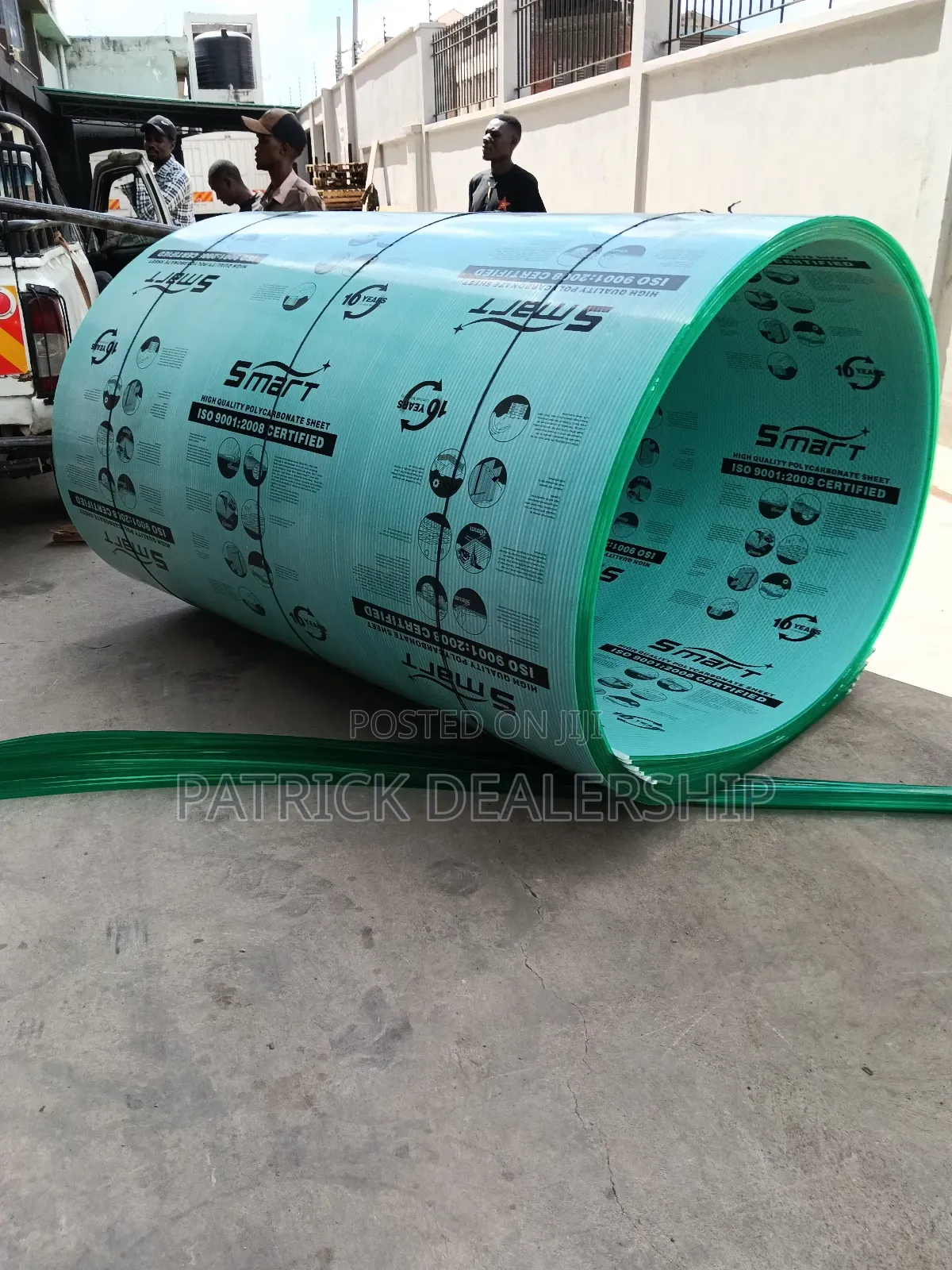 8mm Green Polycarbonate Sheets