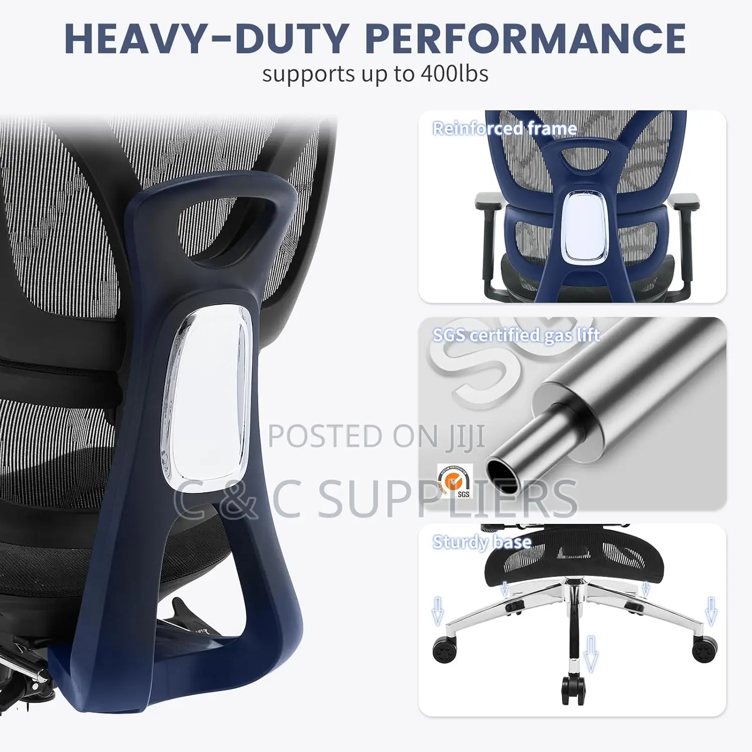Executive Office Chair - C C Seats, Swivel Ergonomic Seat