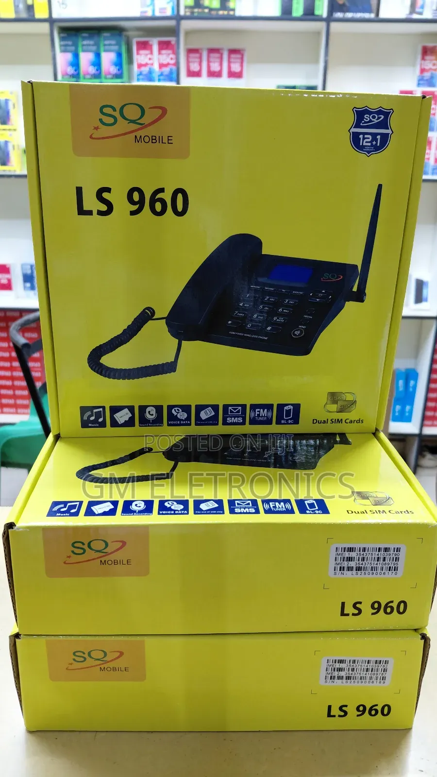 Sq Ls 960 GSM Wireless Desktop Telephone Ideal for Office Home Use.
