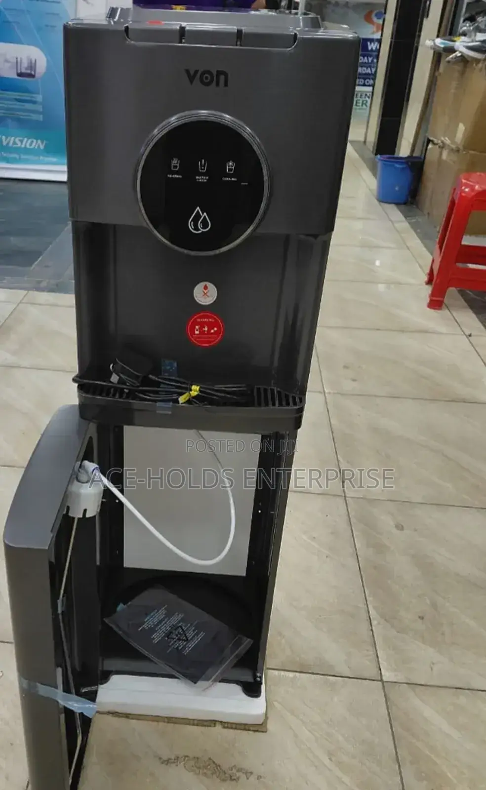 Von 3 Taps Bottom Load Water Dispenser With Compressor