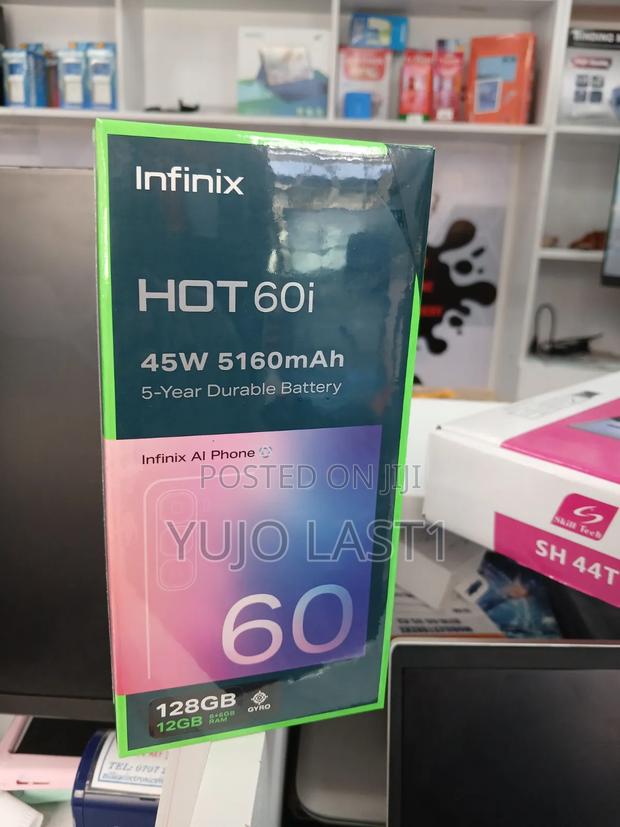 New Infinix Hot 60i 128 GB Red