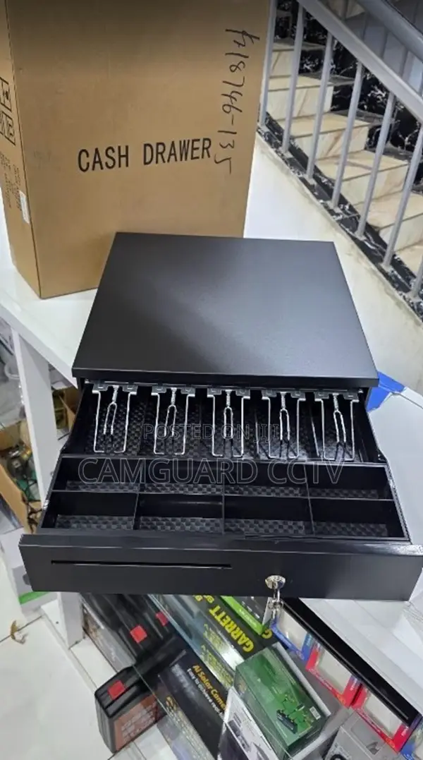 5 Tray Cash Drawer Register Box