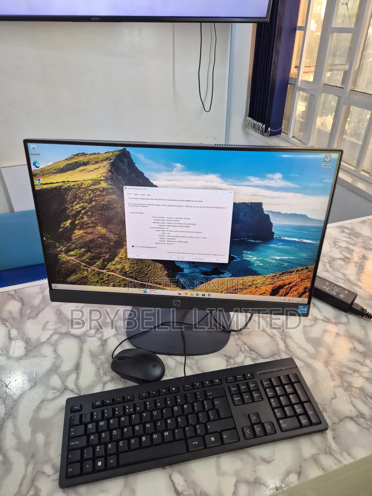 New HP ProOne 240 G10 All-in-One 8GB Intel Core i5 SSD 1T