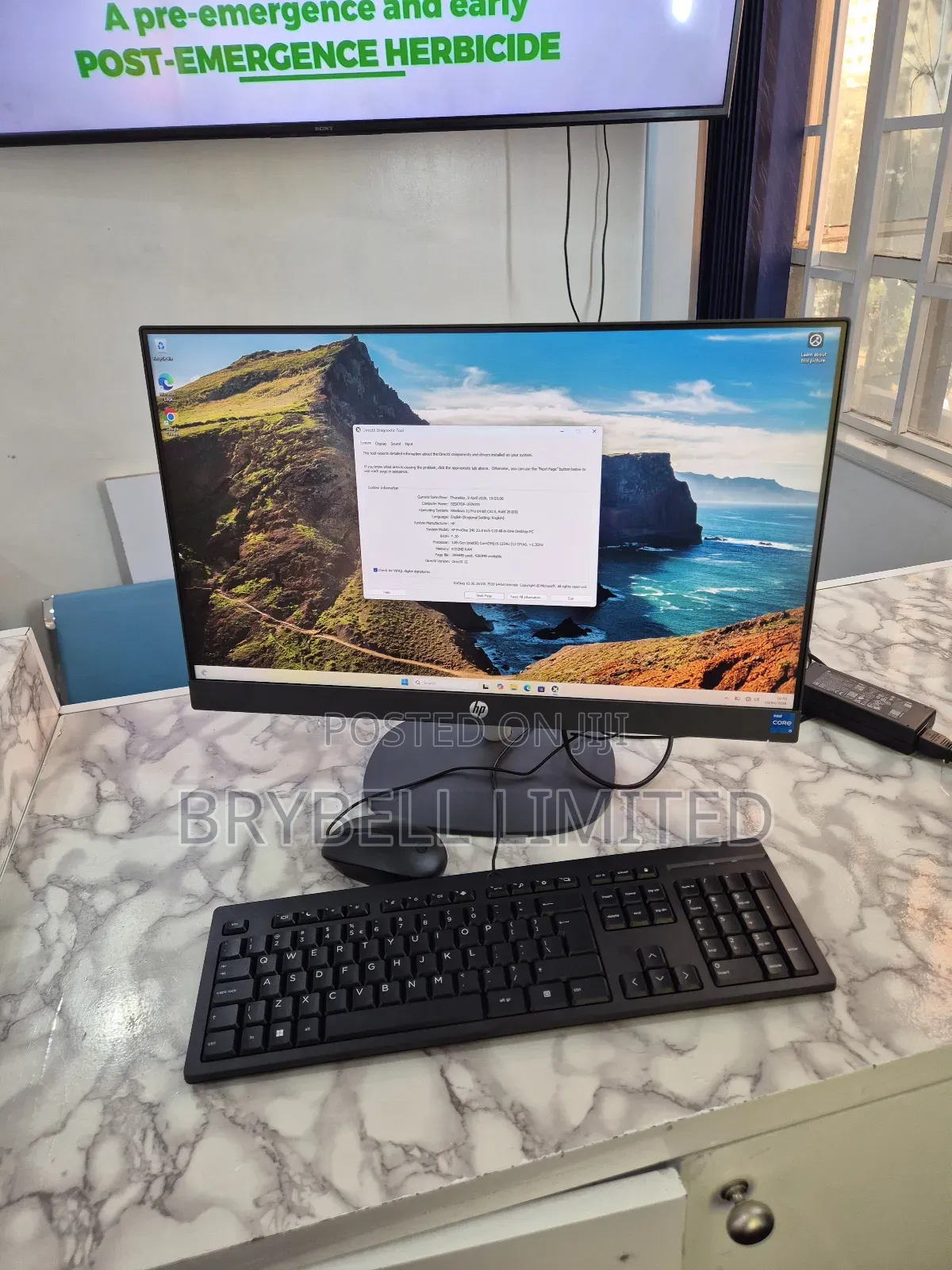 New HP ProOne 240 G10 All-in-One 8GB Intel Core i5 SSD 1T