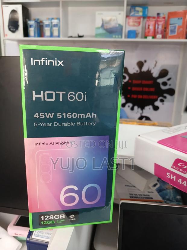 New Infinix Hot 60i 256 GB Gray