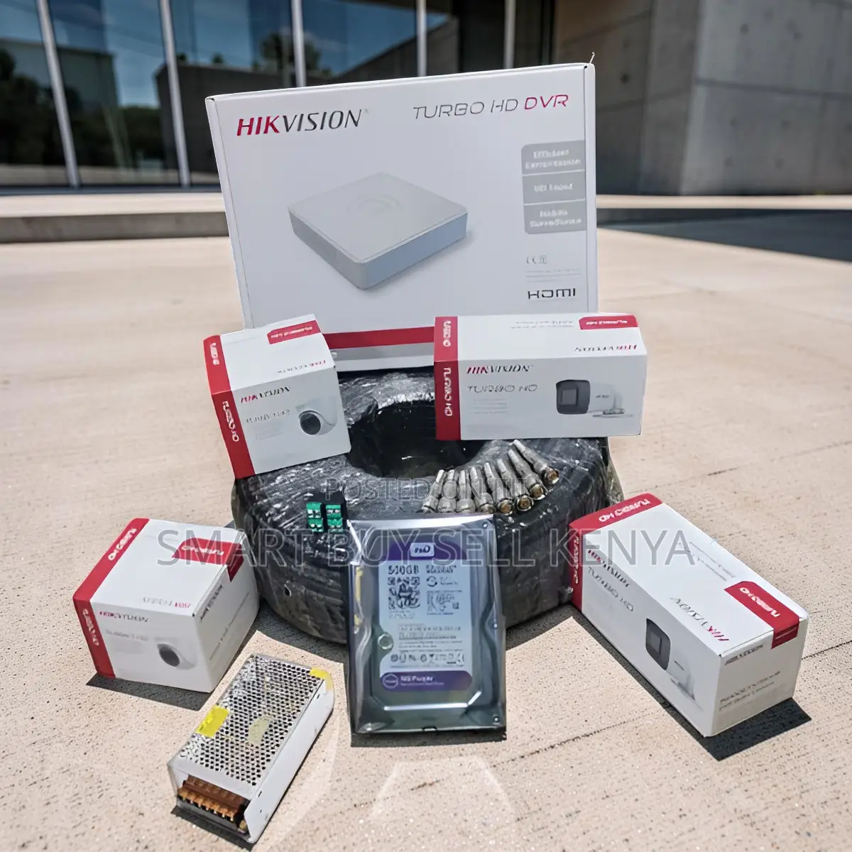 Ultra High Quality 4 Hikvision 1080p 2mp CCTV Cameras Full System Kit