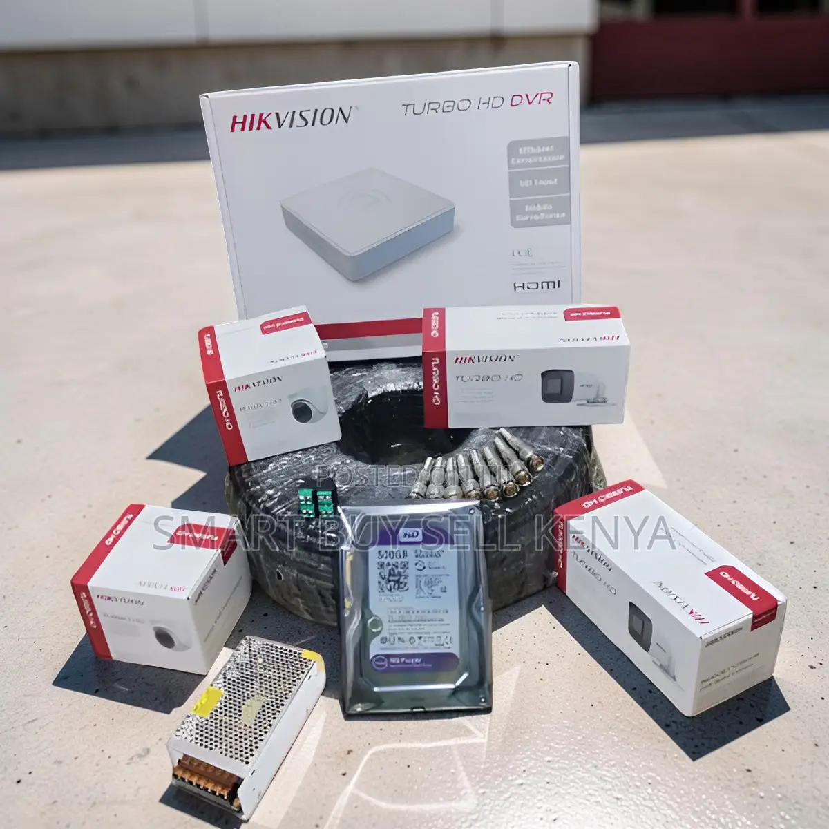 Inexpensive 4 Hikvision 1080p Hd 2mp CCTV Cameras Complete System Kit