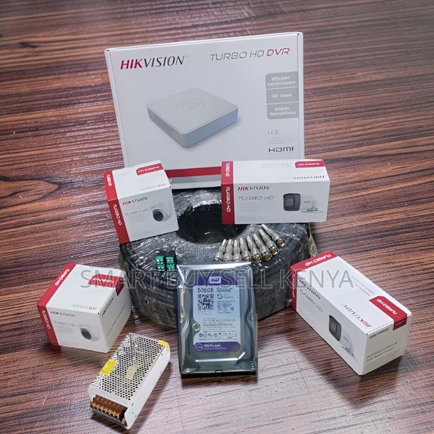 Enhanced Quality 4 Hikvision 1080p Hd CCTV Cameras Complete System Kit