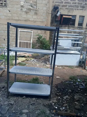 Four-Tier Stainless Steel Industrial or Commercial Kitchen Storage
