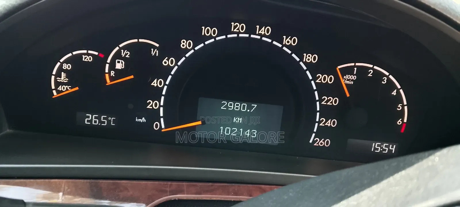 Mercedes-Benz S-Class S 320 (W220) 2000 Black