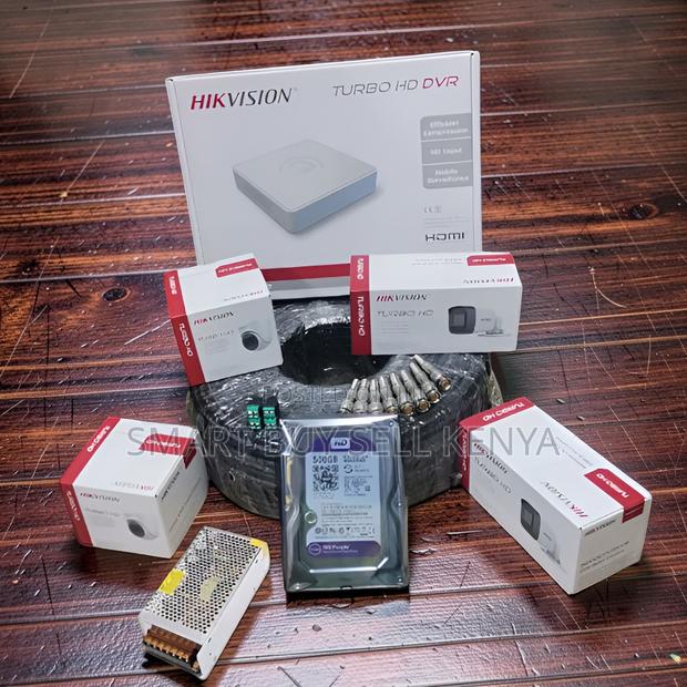 Hikvision 4 1080p Hd 2mp Outdoor Use CCTV Cameras Complete System Kit