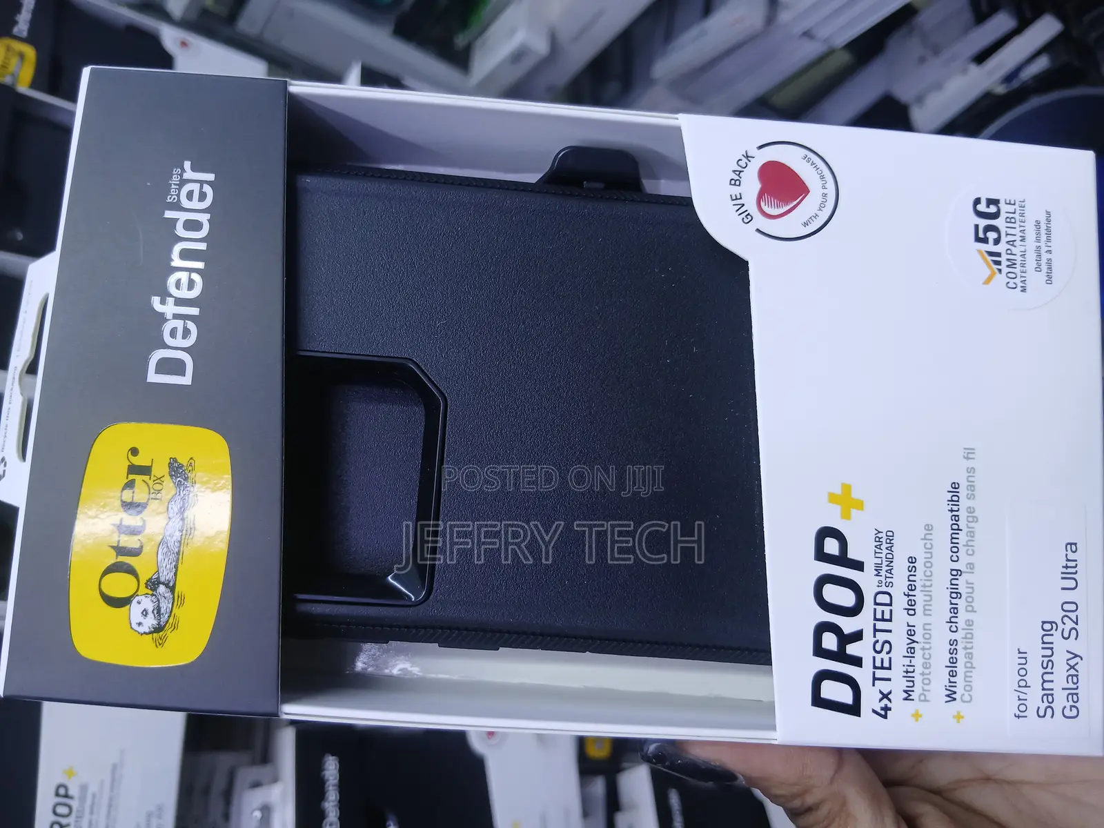 Otterbox Defender Series Rugged Case for Samsung Galaxy S20 Ultra.