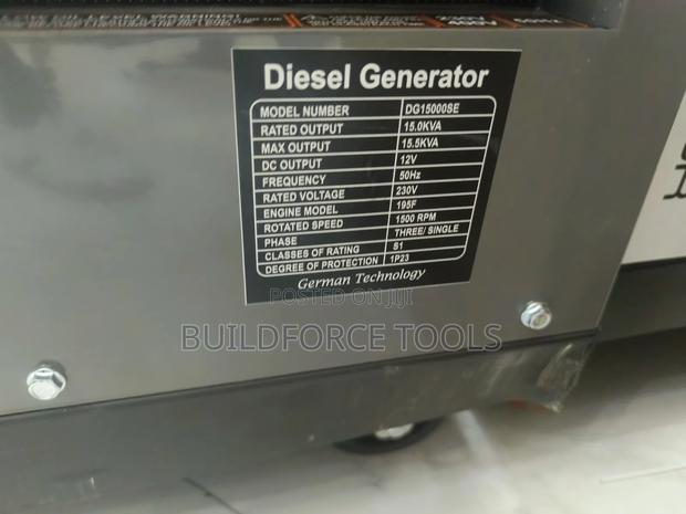 Heavy Duty Super Silent Diesel Cigma Uk Generator With Ats - thumbnail 3