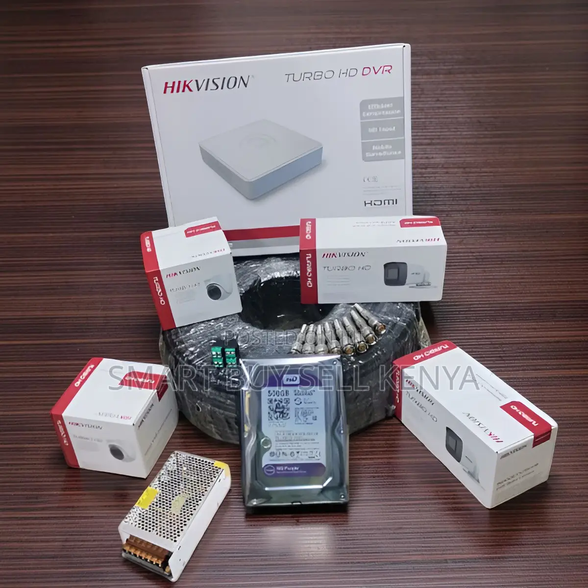 Hikvision 4 1080p Hd 2mp Easy Setup CCTV Cameras Complete System Kit