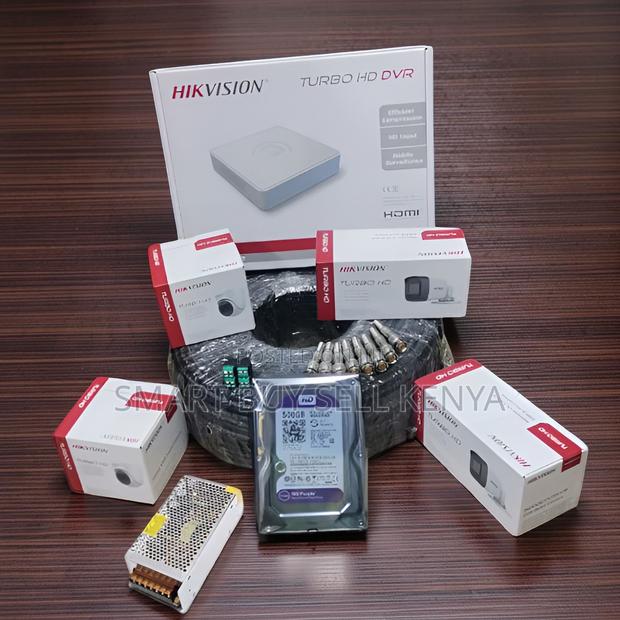 Hikvision 4 1080p Hd 2mp Easy Setup CCTV Cameras Complete System Kit