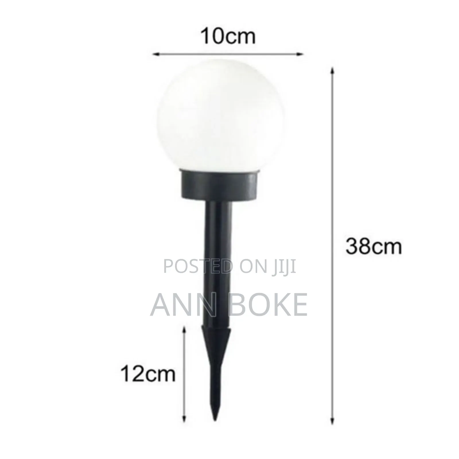 6 Pieces Outdoor Ball Solar Light