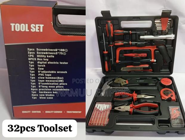 32-Piece Household Hand Tool Set