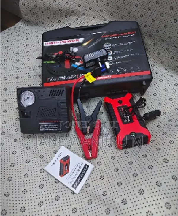 Affordable 2-in-1 Car Jump Starter With Tire Inflator Air Compressor