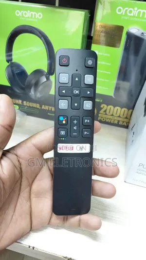 Original Rc802v Remote For Tcl Android Smart Tvs Batteries.