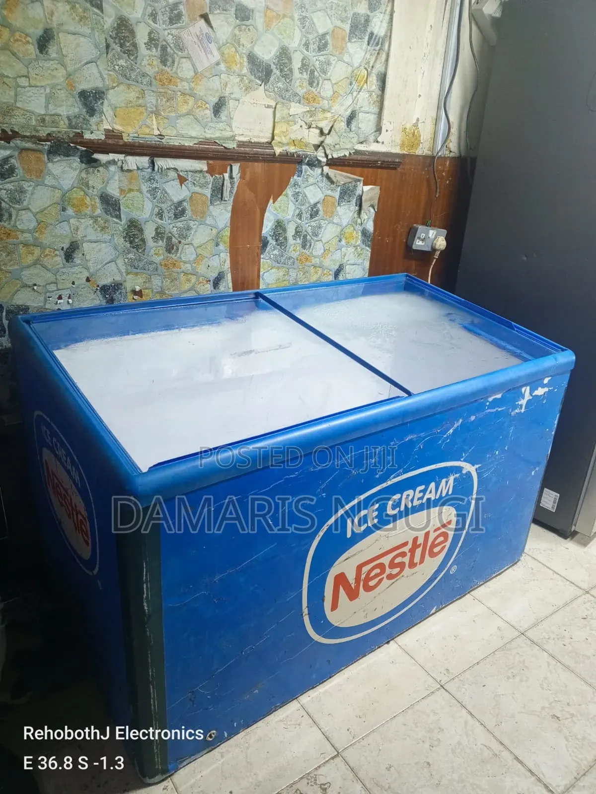 Blue Display Deep Freezer
