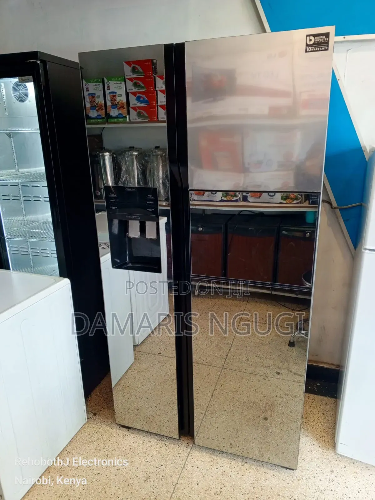 Samsung Glass Door Side by Side Refrigerator