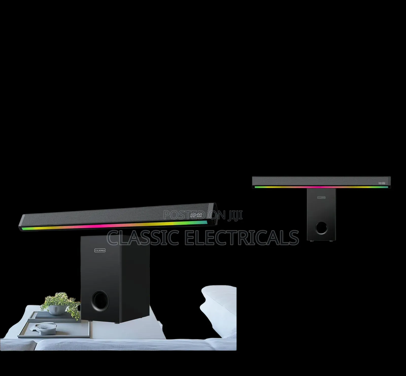 3.1ch Solarmax Soundbar Multimedia Speaker System Woofer
