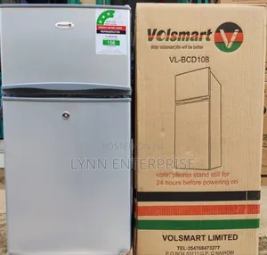 *Volsmart Fridge Double Door 108litres