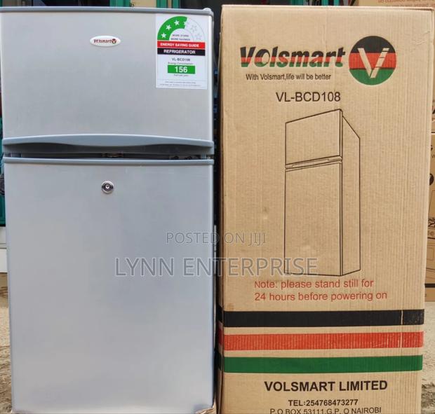 *Volsmart Fridge Double Door 108litres - main view