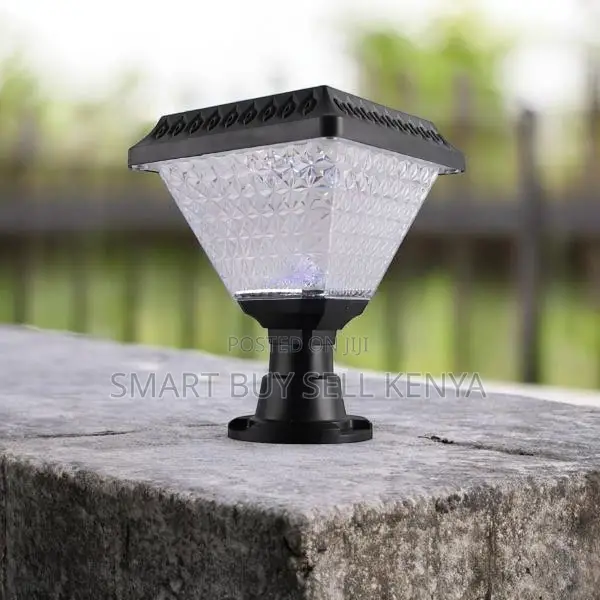 Solar Outdoor Fence Post Light With Weather Resistant Design and Led